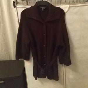 Brown Ralph Lauren Short Sleeve Sweater in medium